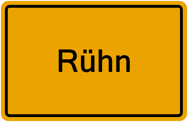 Handelsregisterauszug Rühn
