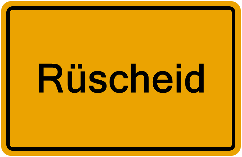 Handelsregisterauszug Rüscheid