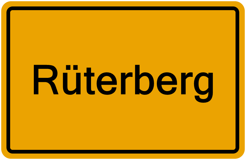 Handelsregisterauszug Rüterberg