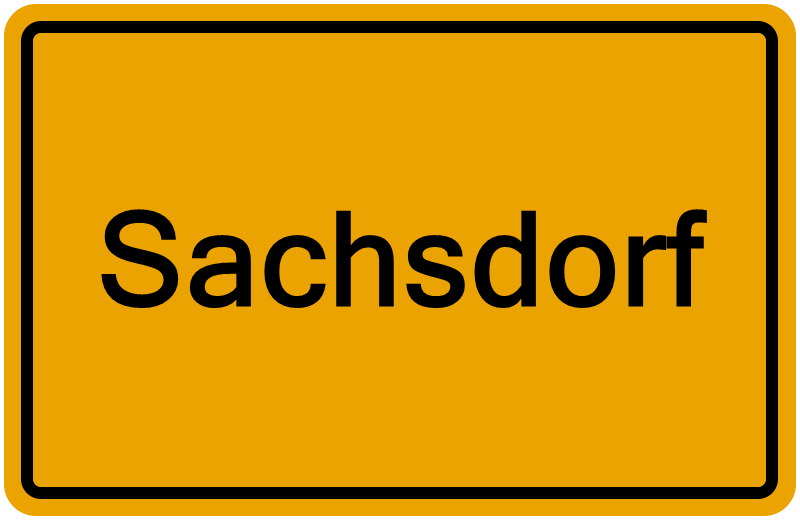 Handelsregisterauszug Sachsdorf