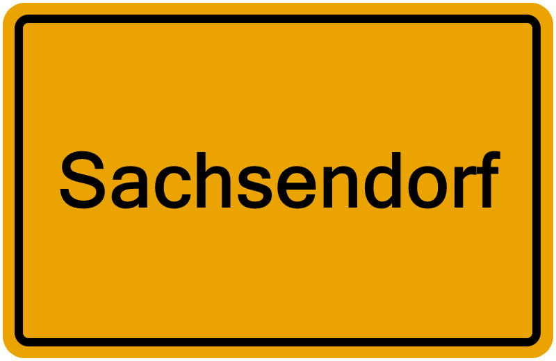 Handelsregisterauszug Sachsendorf
