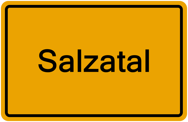 Handelsregisterauszug Salzatal