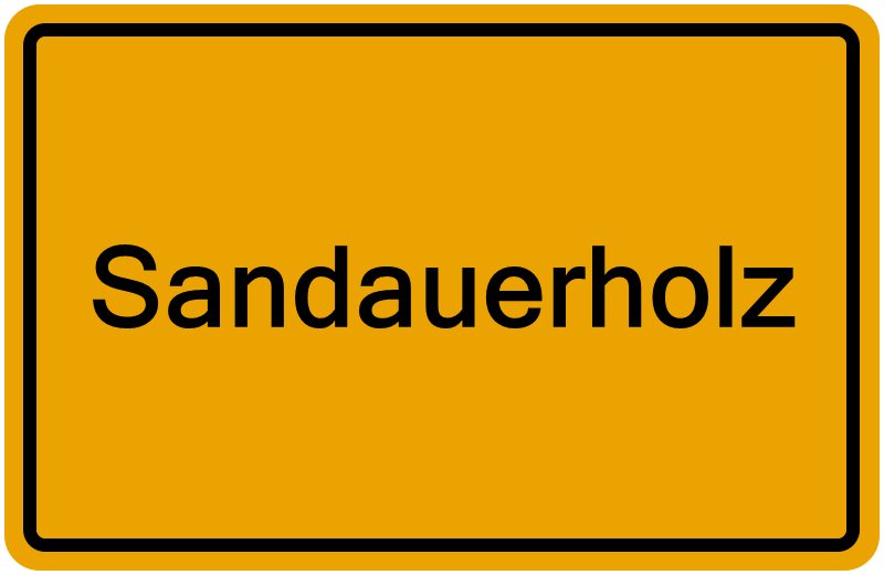 Handelsregisterauszug Sandauerholz