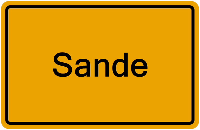 Handelsregisterauszug Sande