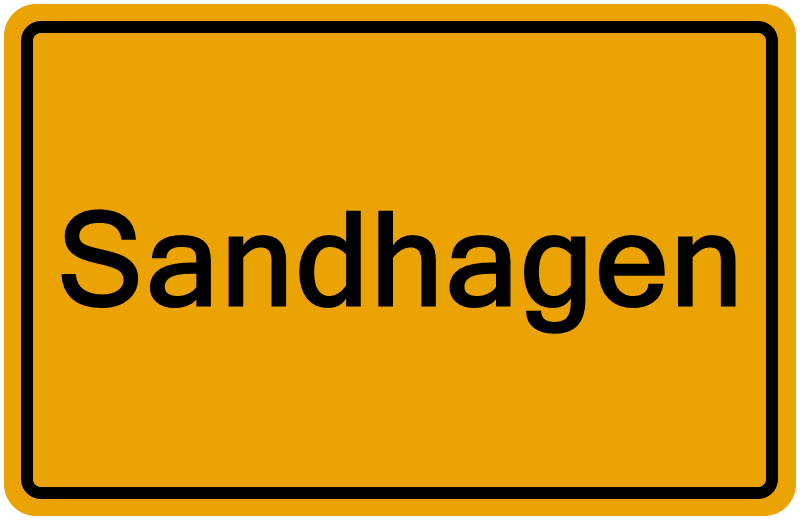 Handelsregisterauszug Sandhagen