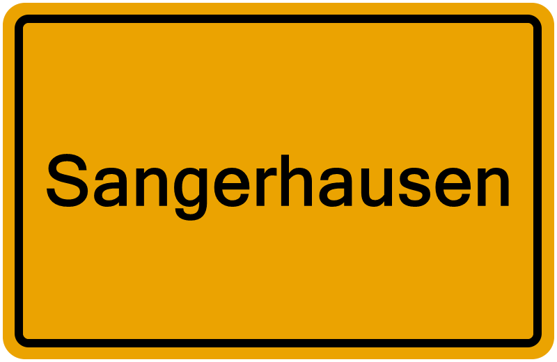 Handelsregisterauszug Sangerhausen
