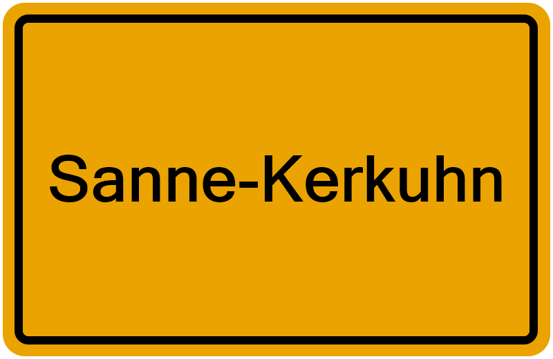 Handelsregisterauszug Sanne-Kerkuhn