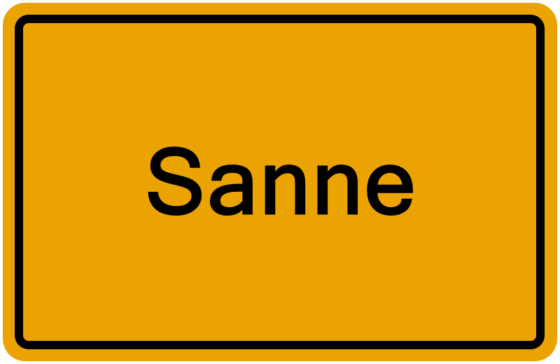 Handelsregisterauszug Sanne