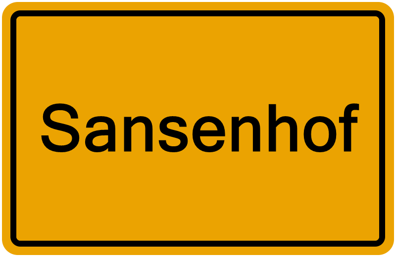 Handelsregisterauszug Sansenhof