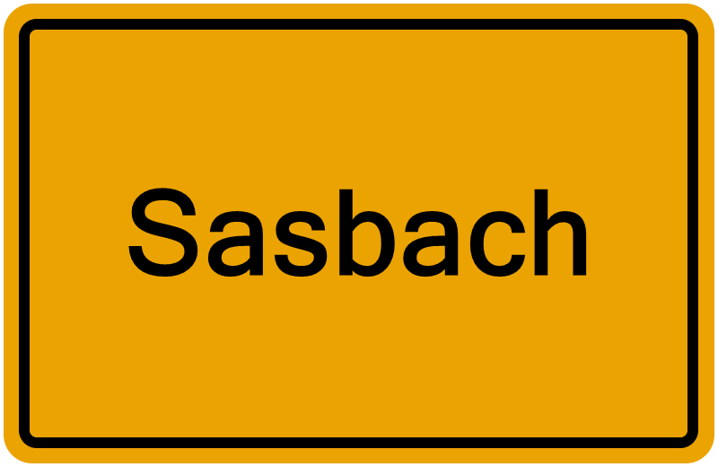 Handelsregisterauszug Sasbach