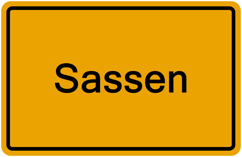 Handelsregisterauszug Sassen