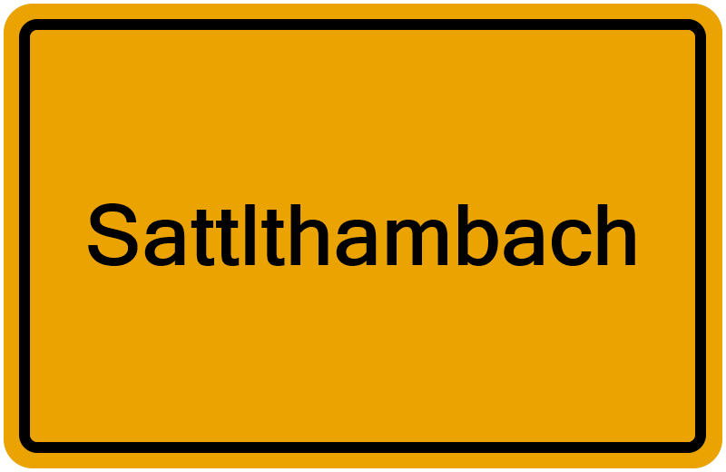 Handelsregisterauszug Sattlthambach