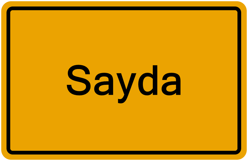 Handelsregisterauszug Sayda