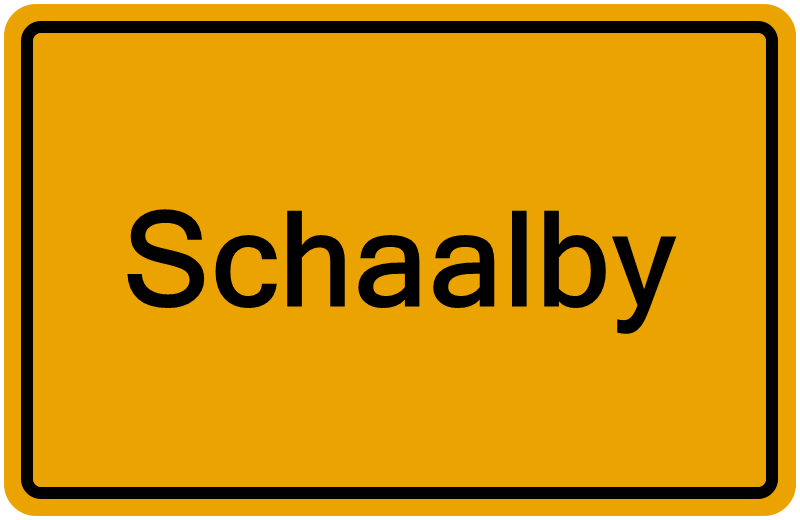 Handelsregisterauszug Schaalby