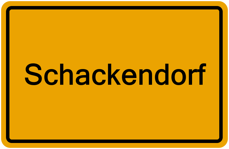 Handelsregisterauszug Schackendorf
