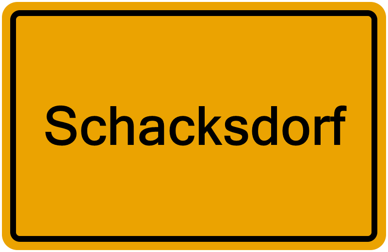 Handelsregisterauszug Schacksdorf