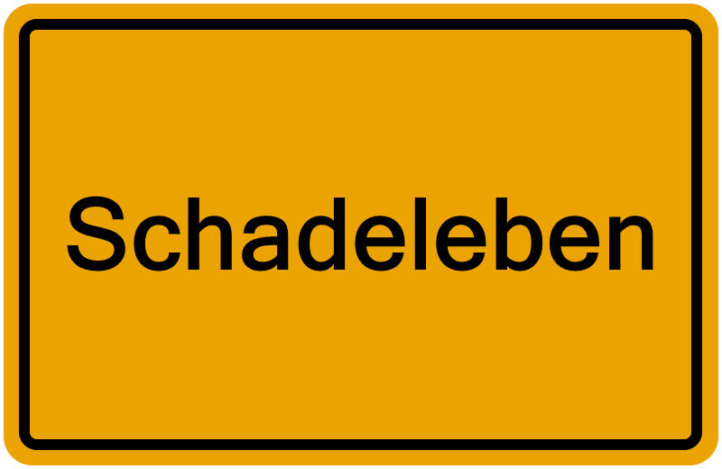 Handelsregisterauszug Schadeleben