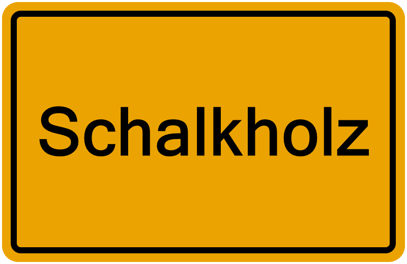 Handelsregisterauszug Schalkholz