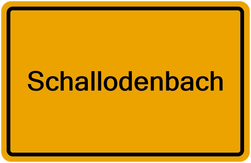 Handelsregisterauszug Schallodenbach