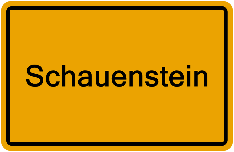 Handelsregisterauszug Schauenstein