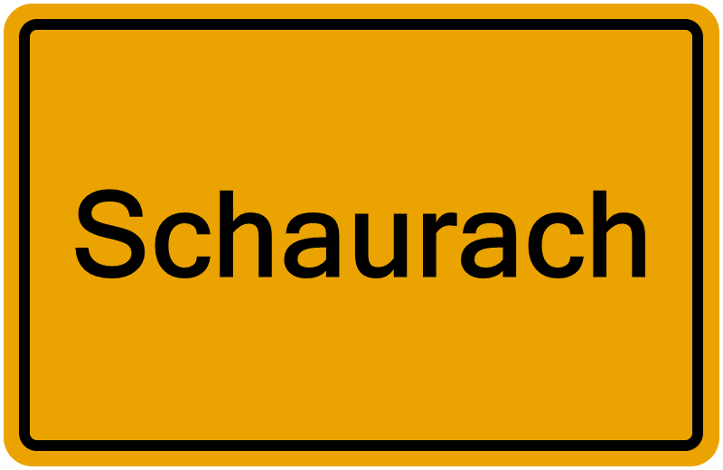 Handelsregisterauszug Schaurach