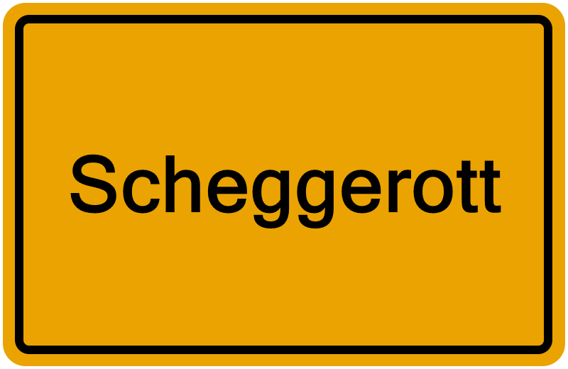 Handelsregisterauszug Scheggerott