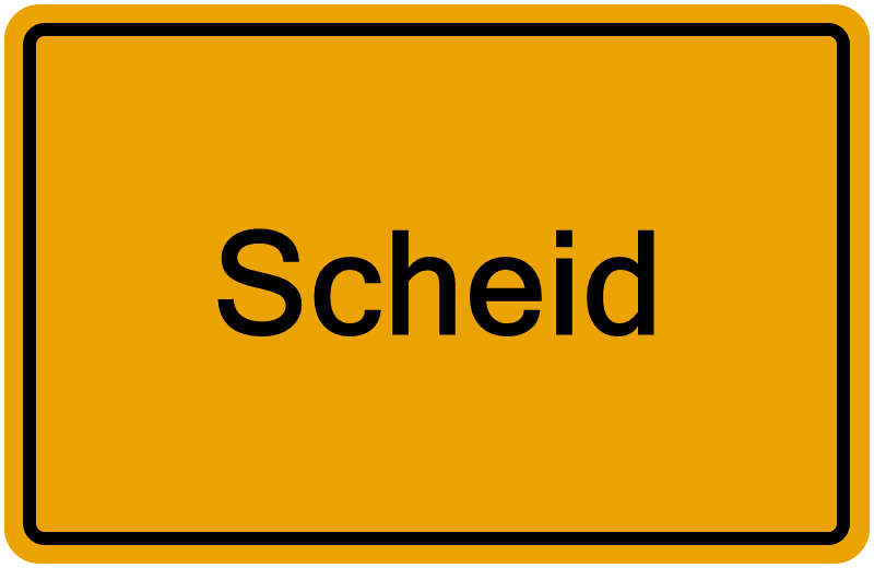 Handelsregisterauszug Scheid