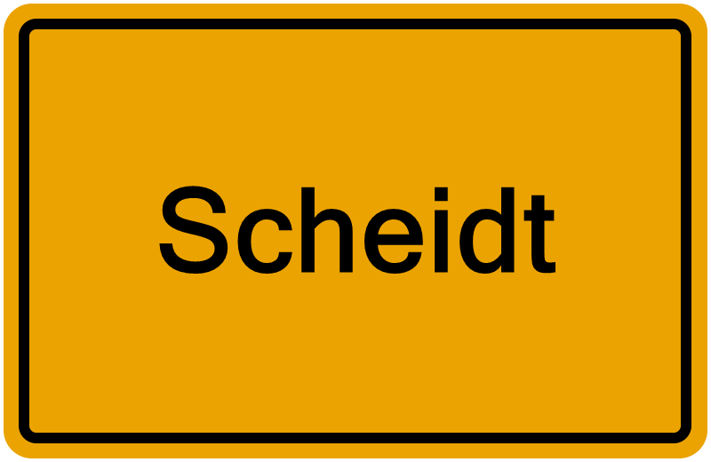 Handelsregisterauszug Scheidt