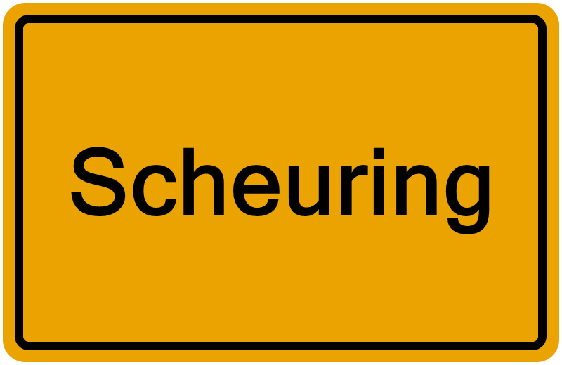 Handelsregisterauszug Scheuring