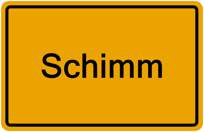 Handelsregisterauszug Schimm