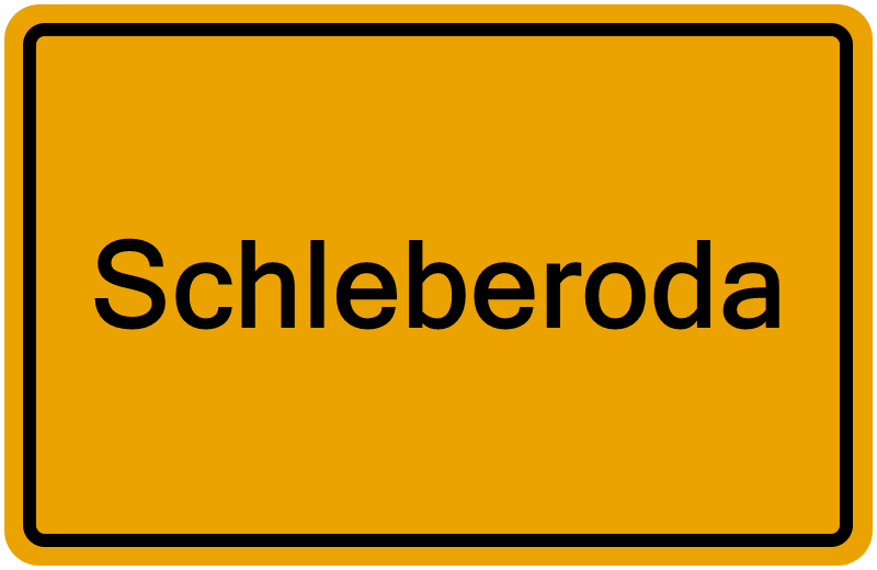 Handelsregisterauszug Schleberoda