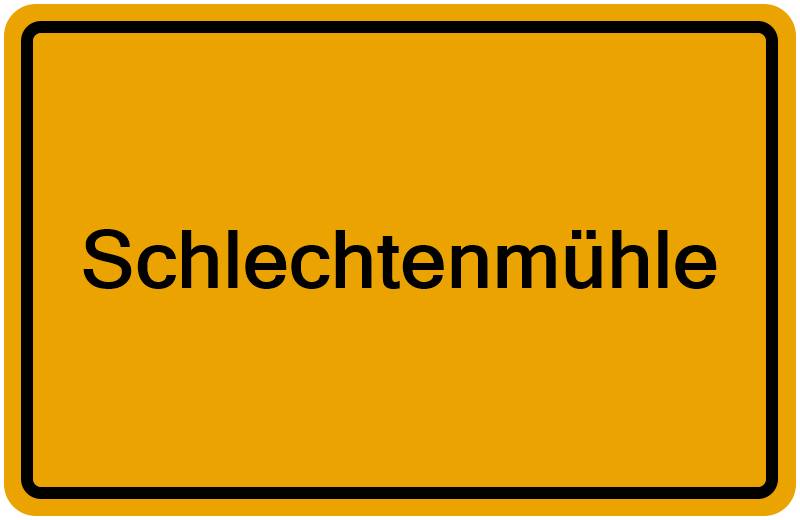 Handelsregisterauszug Schlechtenmühle