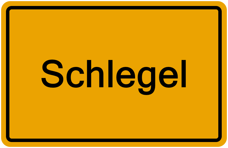 Handelsregisterauszug Schlegel