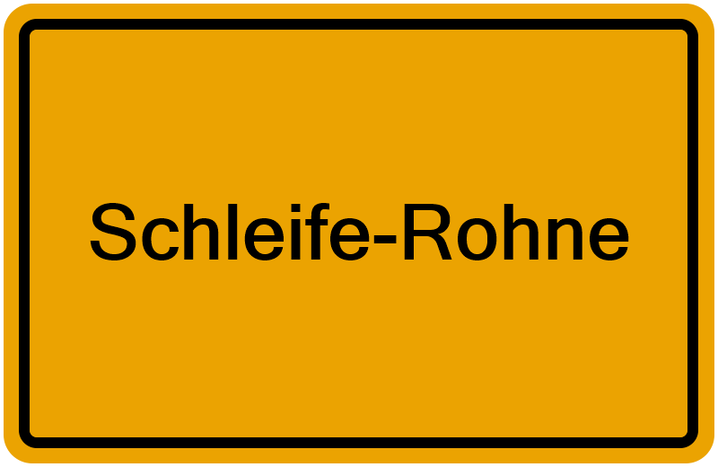 Handelsregisterauszug Schleife-Rohne