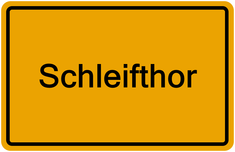 Handelsregisterauszug Schleifthor