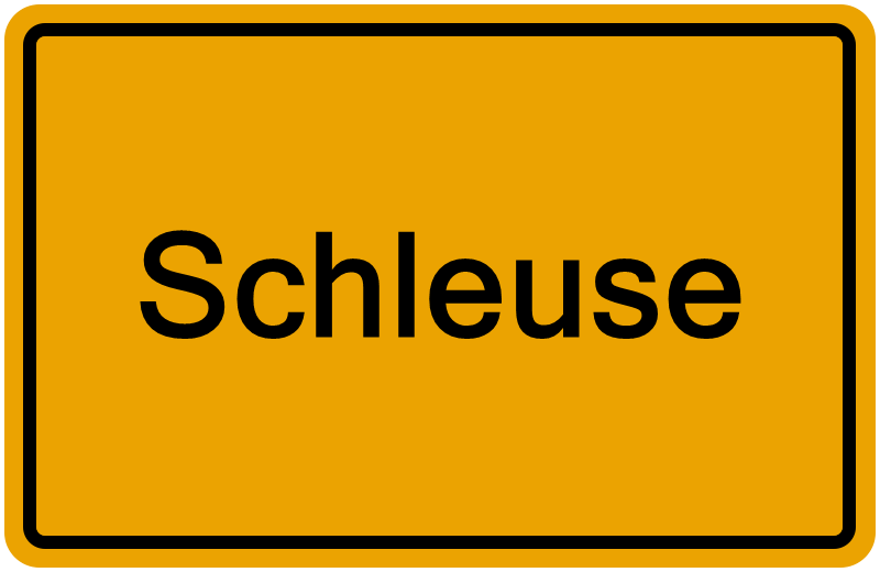 Handelsregisterauszug Schleuse