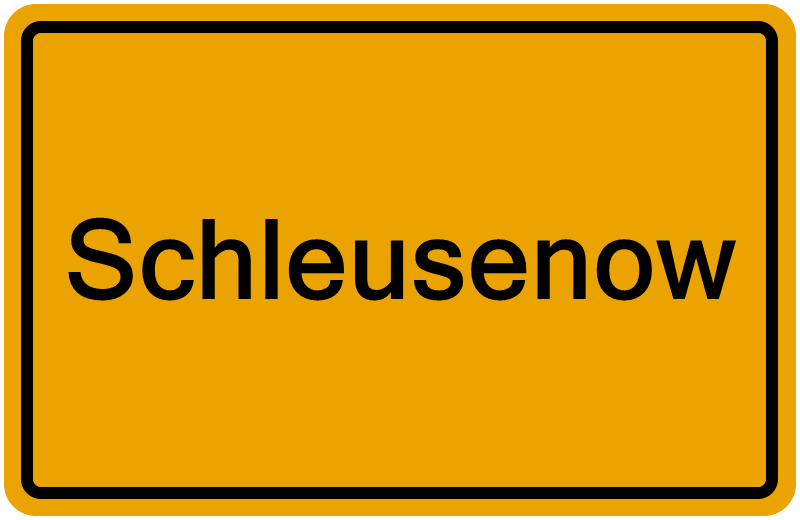 Handelsregisterauszug Schleusenow