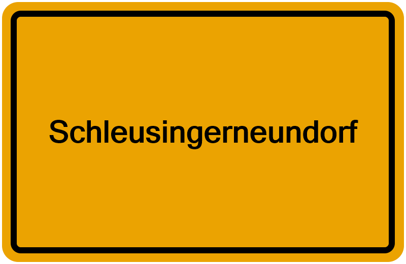 Handelsregisterauszug Schleusingerneundorf