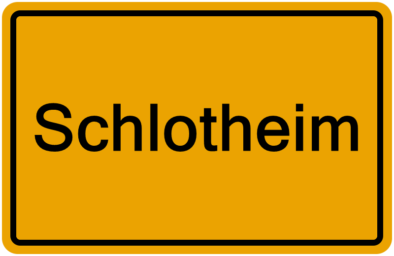 Handelsregisterauszug Schlotheim