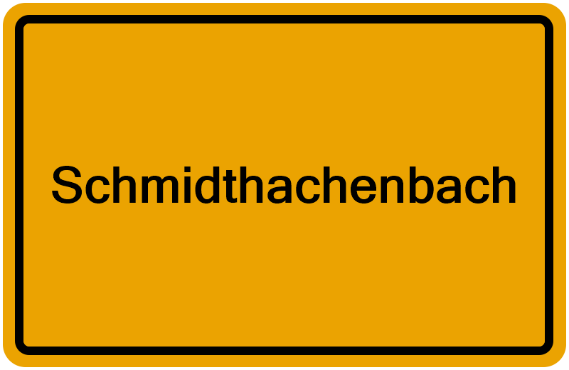 Handelsregisterauszug Schmidthachenbach