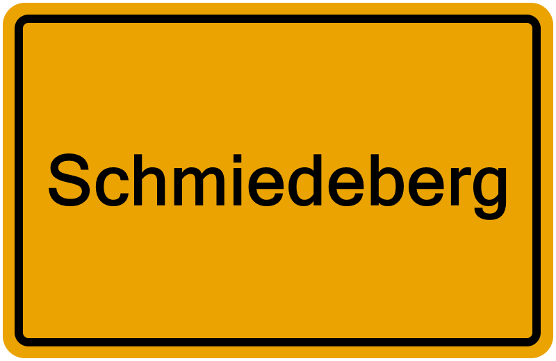 Handelsregisterauszug Schmiedeberg