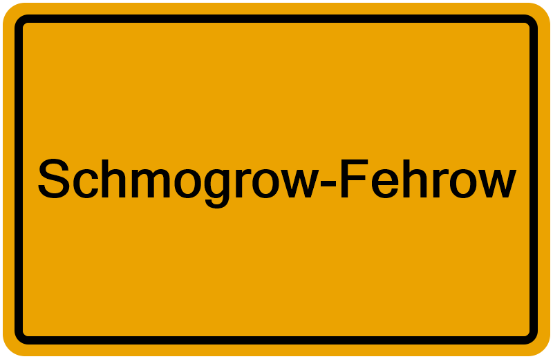 Handelsregisterauszug Schmogrow-Fehrow