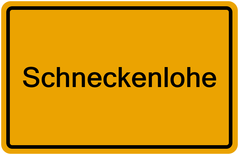Handelsregisterauszug Schneckenlohe