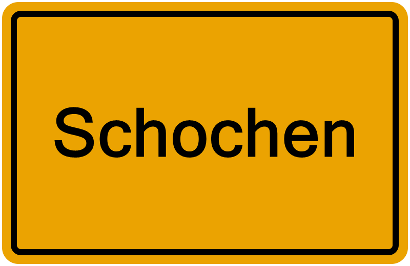 Handelsregisterauszug Schochen