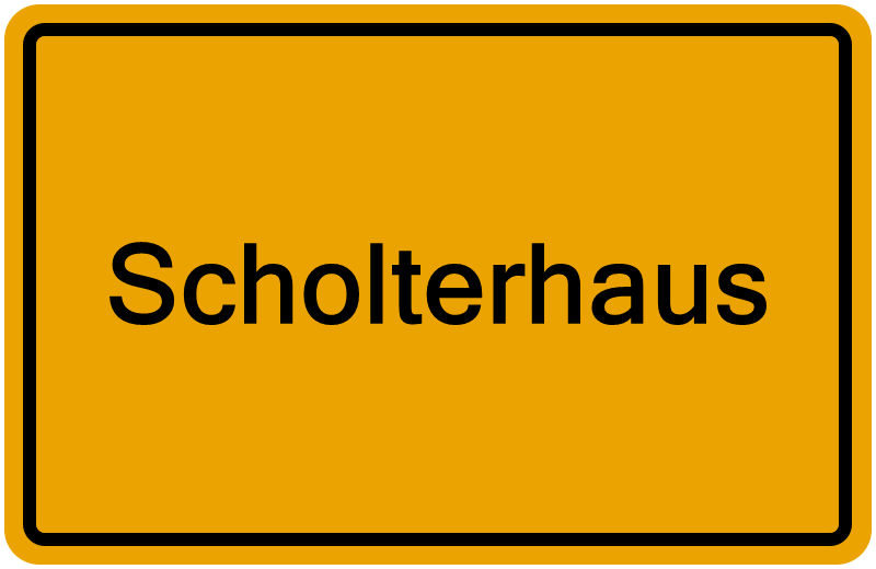 Handelsregisterauszug Scholterhaus