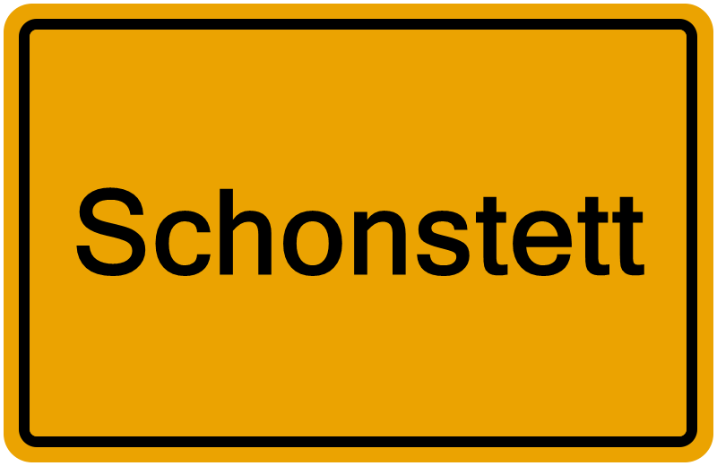 Handelsregisterauszug Schonstett