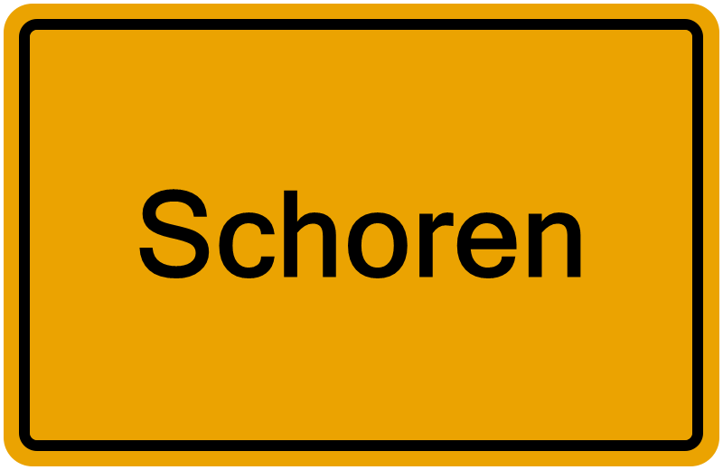 Handelsregisterauszug Schoren