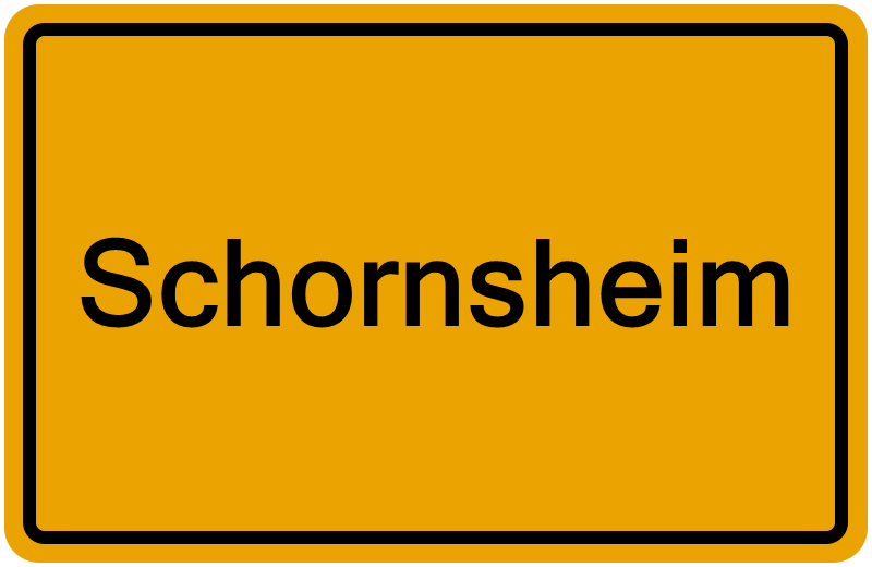 Handelsregisterauszug Schornsheim