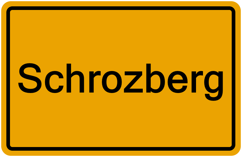 Handelsregisterauszug Schrozberg