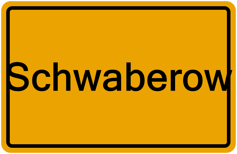 Handelsregisterauszug Schwaberow